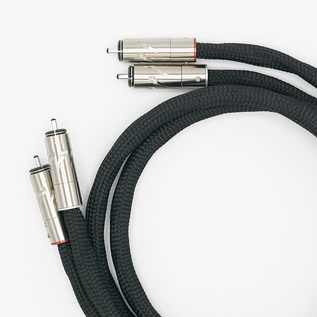 VOVOX excelsus direct A, Cinch-Kabel mit rhodinierten Furutech-Steckern