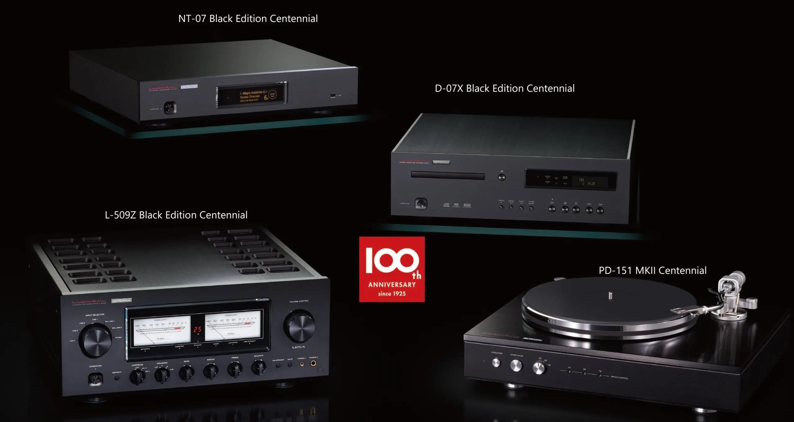 Luxman Centennial Black Edition Luxman